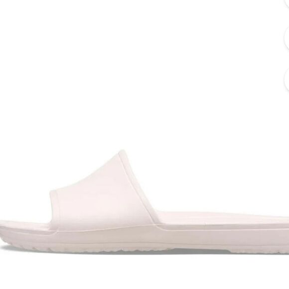 Crocs Kadee Slide Sandals- Barely Pink - Picture 3 of 11